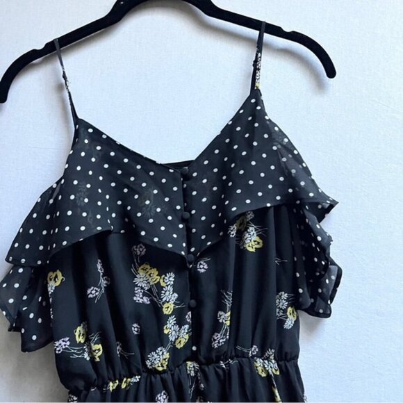 Maurices floral spaghetti strap maxi dress Sz XS - Picture 4 of 12